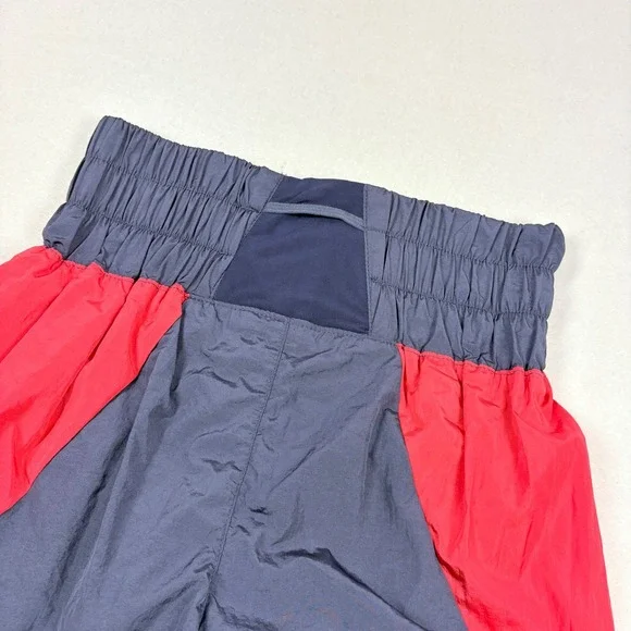 FREE PEOPLE Movement The Way Home Short Red Blue Womens Size Medium Athletic USA - Picture 7 of 11